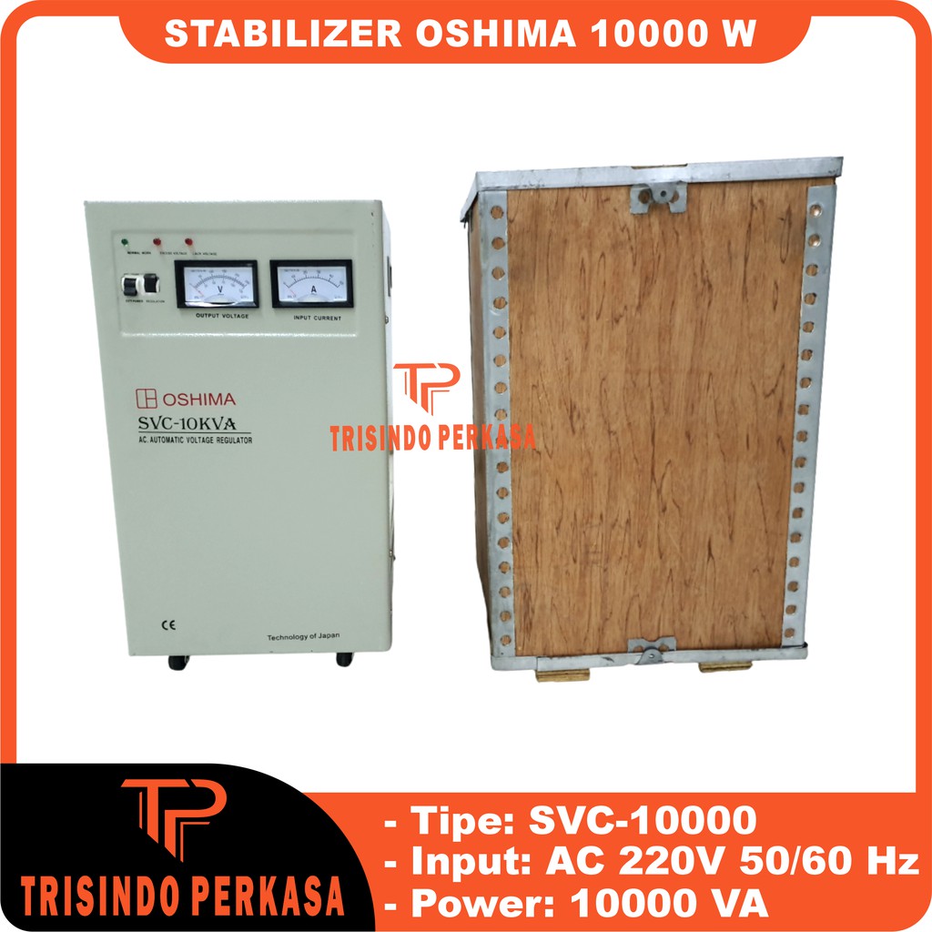 Stabilizer Oshima 10000watt 10000 Watt 10000w Svc 10000
