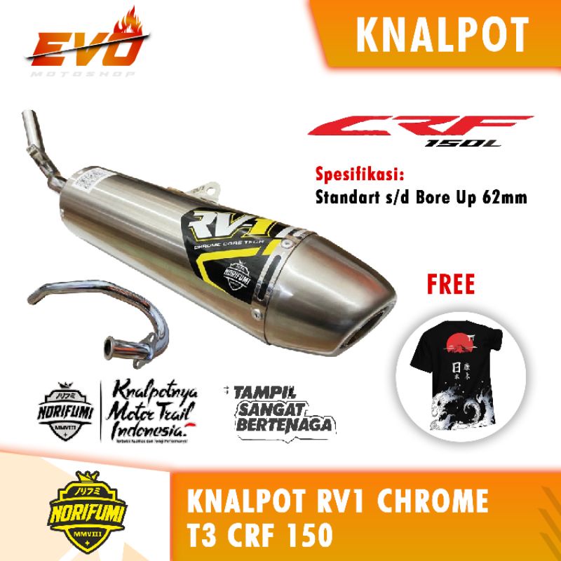Knalpot Norifumi RV1 T3 CRF 150