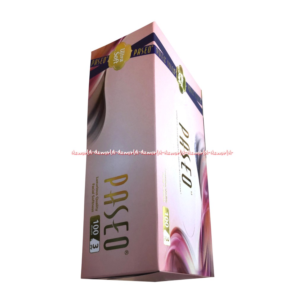 Paseo Facial Softness Tissue 100 sachets Tisu Box Kotak