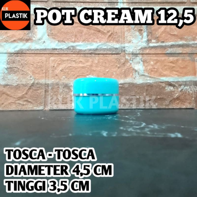 ISI 50 PCS POT CREAM 12,5 GR TOSCA TOSCA TEMPAT KRIM CREAM KEMASAN KOSMESTIK