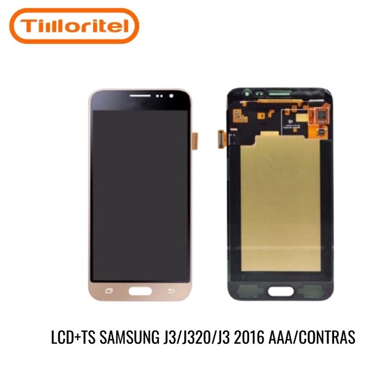 LCD TS SAMSUNG J3 / J320 / J3 2016 AAA BLACK GOLD