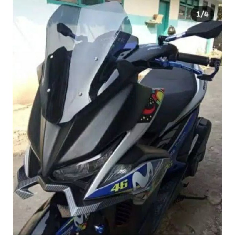 FRAME CUSTOM KEDOK TAMENG AEROX MODEL XMAX