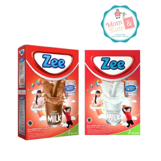 ZEE Reguler Vanila Twist Milk &amp; Swiss Chocolate Box 350gr