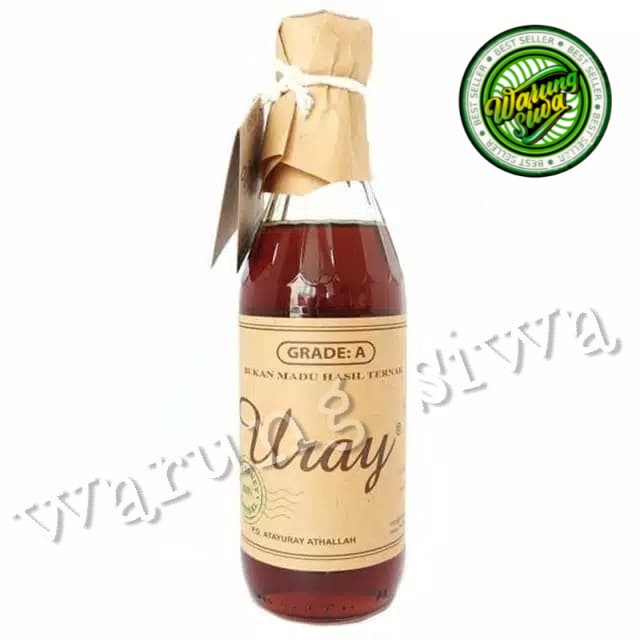 

uray madu raw 100 % natural honey kemasan kecil 330 ml btl
