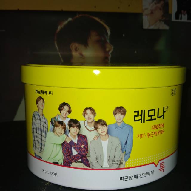 BTS Lemona Tin Kaleng Lemona X BTS