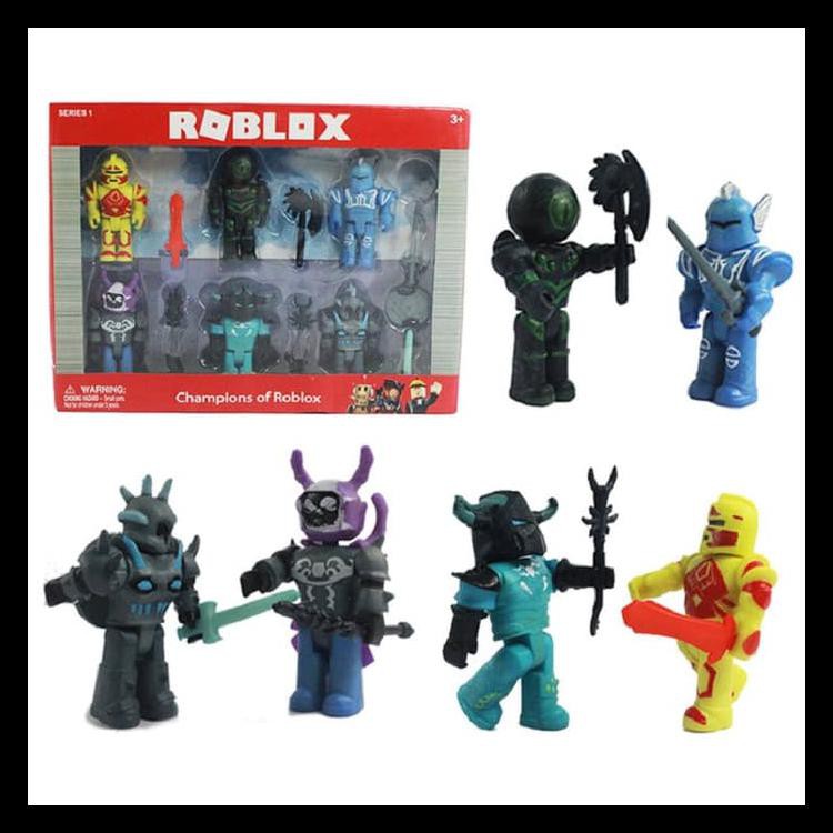 7 Sets Roblox Figure Jugetes 7cm Pvc Game Figuras Robloxs Boys - jual 6pcs roblox characters figures with accessories pvc game