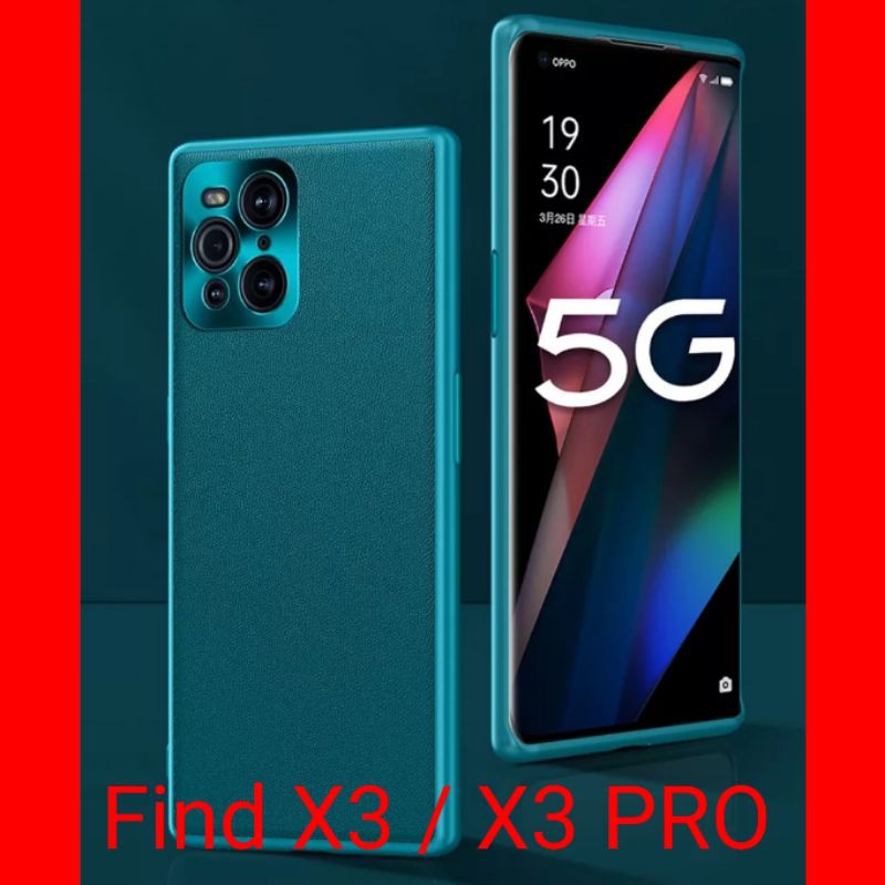 VEGAN LEATHER CASE CASING OPPO FIND X3 / X3 PRO