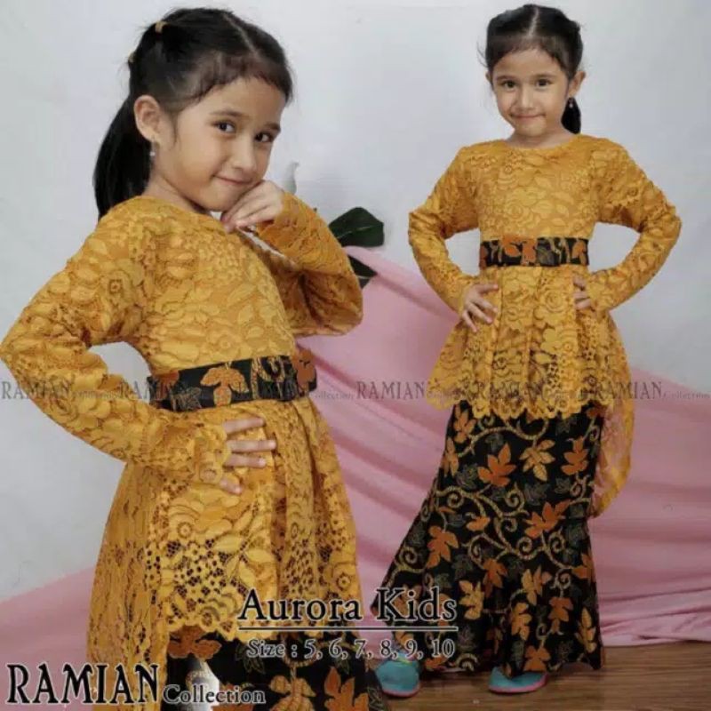 NEW REAL PICT SETELAN KEBAYA ANAK/KARTINI ANK/KEBAYA KURUNG/DRES ANAK