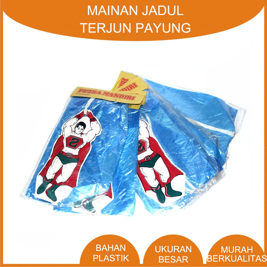 Mainan anak terjun payung plastik mainan jadul 90an murah