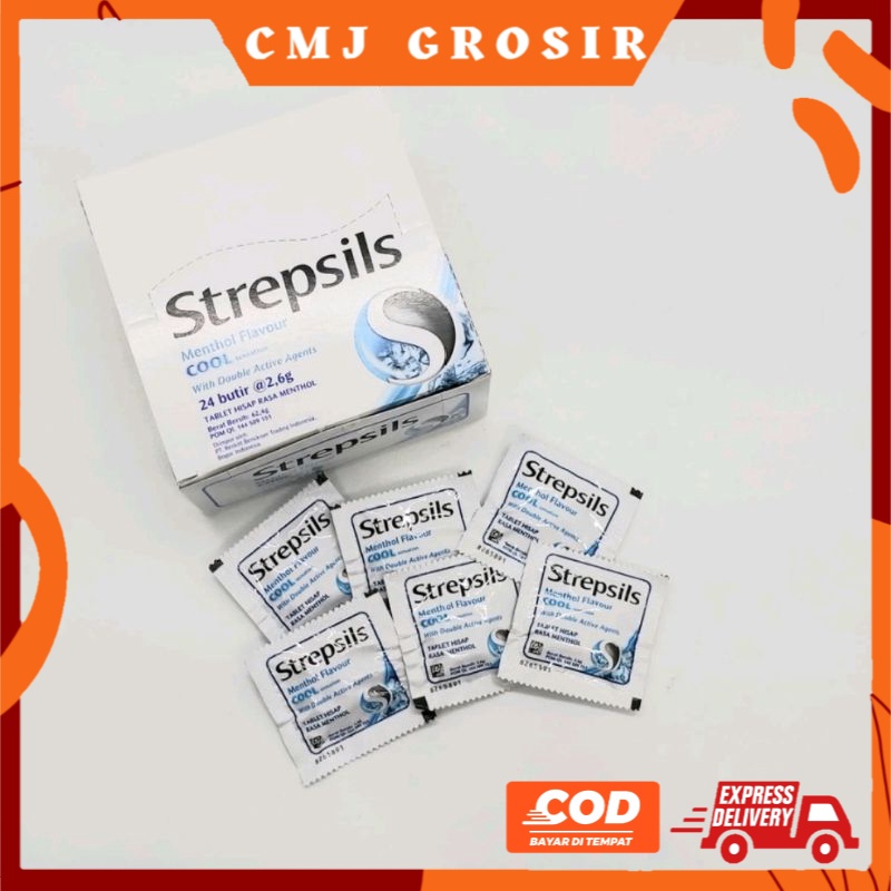 

GROSIR STREPSILS - Permen Pelega Tenggorokan Sachet [ECER/BIJIAN] STREPSIL