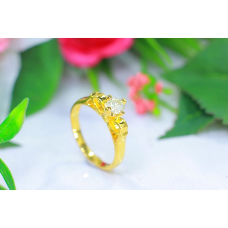 solitr cincin mata satu asli berlian