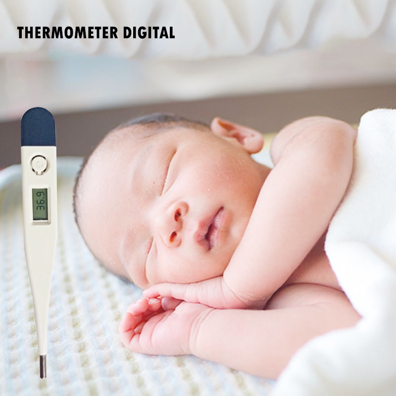 BISA COD - Termometer / Thermometer Digital Pengukur Suhu Tubuh Badan Orang Dewasa Anak Dan Bayi