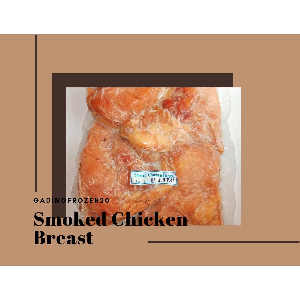 

HALAL Delicious Smoked Chicken Leg Breast and Wings 1 kg Daging Ayam Asap Praktis