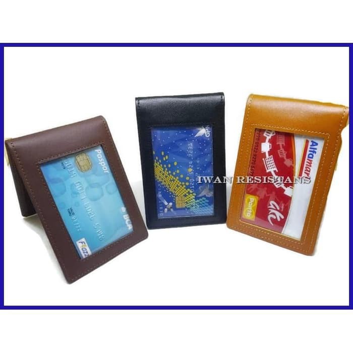 

iD card holder kulit asli,name tag kulit asli