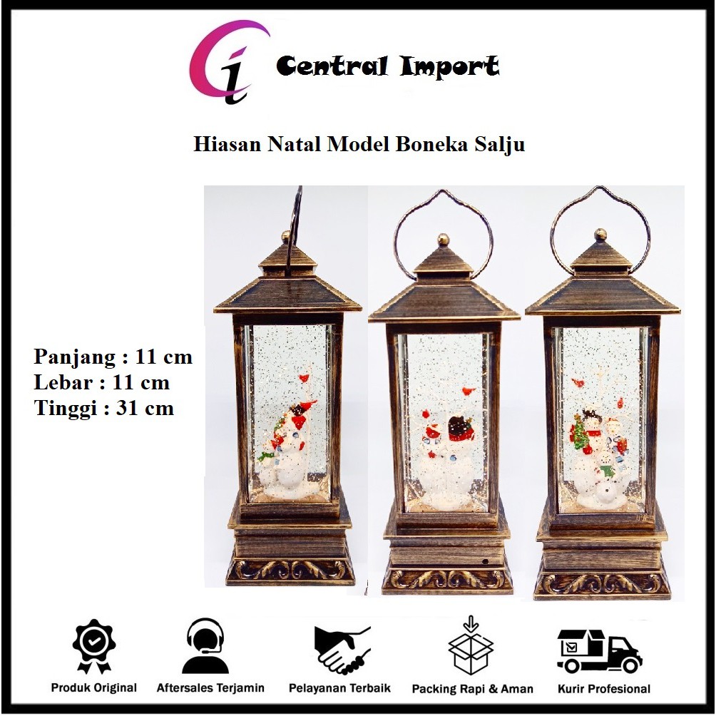 Hiasan Natal - Lampu Natal - Accesoris Natal Model Lampu Gantung