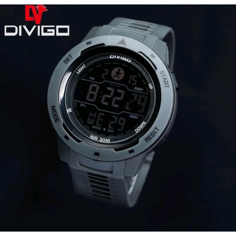 Divigo 2106 Jam Tangan Pria Wanita Waterproof Diving Shockproof Terbaru Jam Tangan Tahan Air Bisa Ba