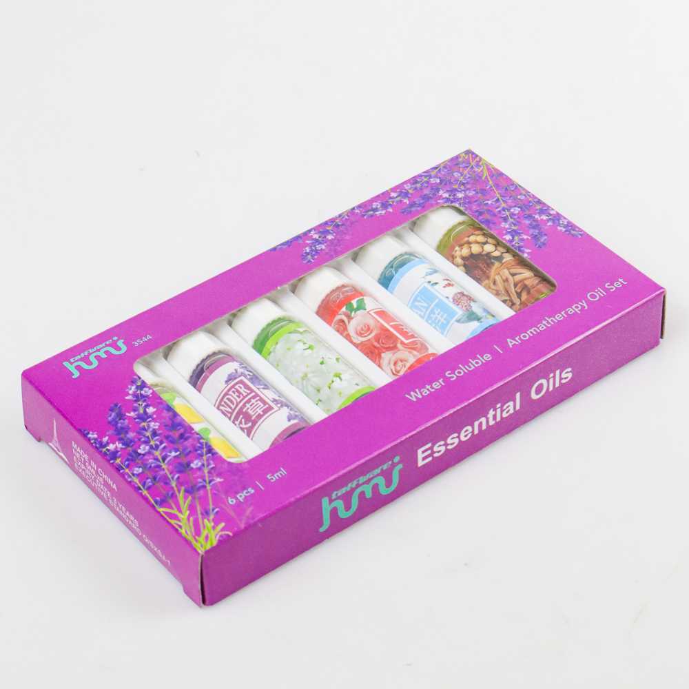 (100% BARANG ORI) Taffware Essential Oils Minyak Aromatherapy 5ml Mixing 6 PCS - 3544