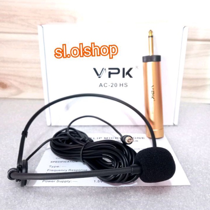 MIC KABEL VPK AC 20HS ORIGINAL MIC HEADSET VPK AC 20HS