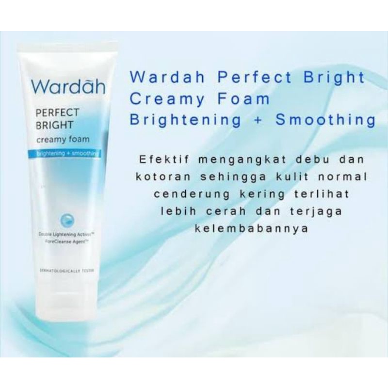 Wardah Perfect Bright Smooth Glow &amp; Bright+Oil Control Facial Fom