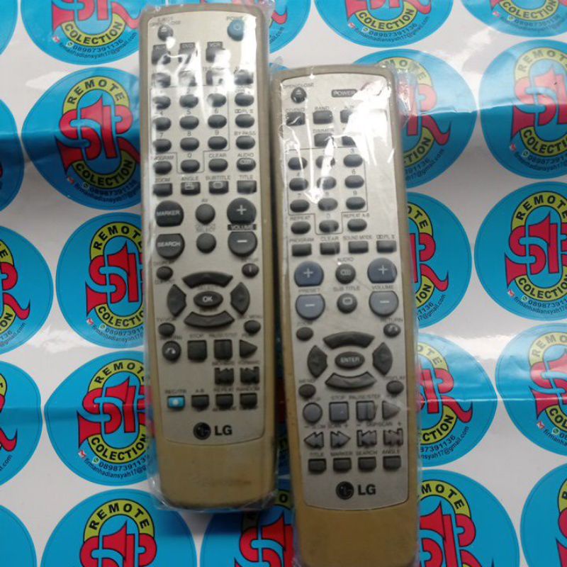 Remote compo dvd lg