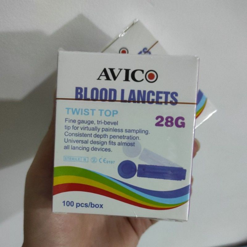 Jual Lancet Avico/ Blood lancet avico/ jarum lancet untuk easy touch