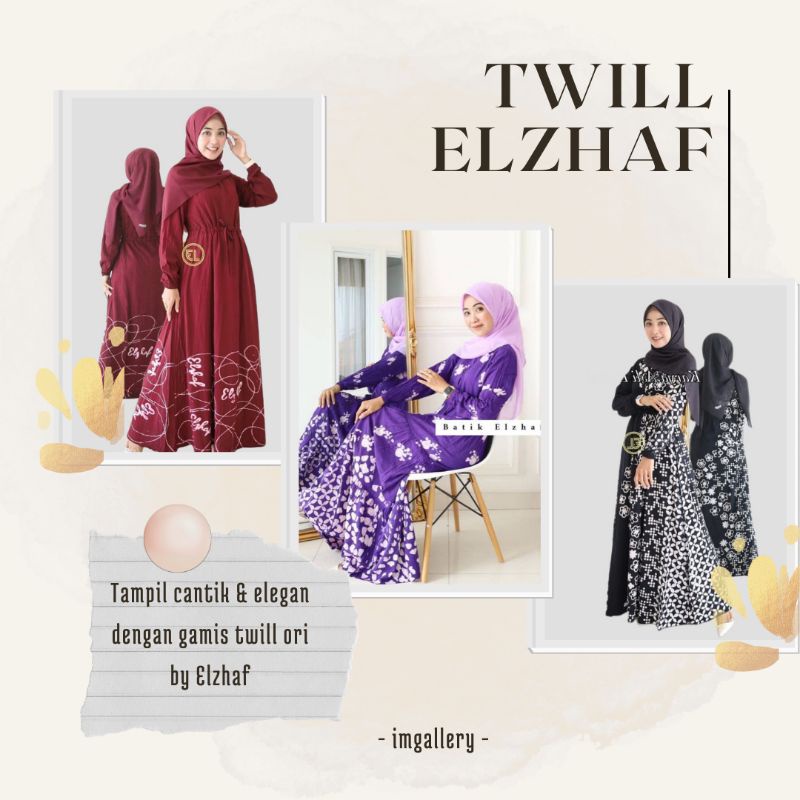 Gamis twill ory Elzhaf