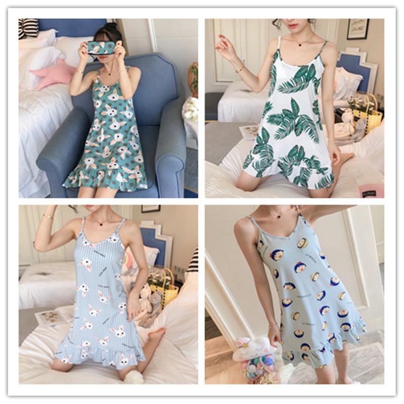 ❀ Chingu ❀ PW062 [1] COD Baju Tidur Piyama Santai Wanita Motif Lucu Imut Import