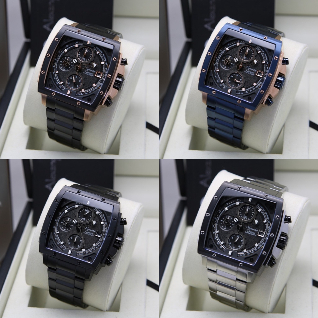 JAM TANGAN PRIA ALEXANDRE CHRISTIE AC 6376 RANTAI ORIGINAL GARANSI RESMI 1 TAHUN