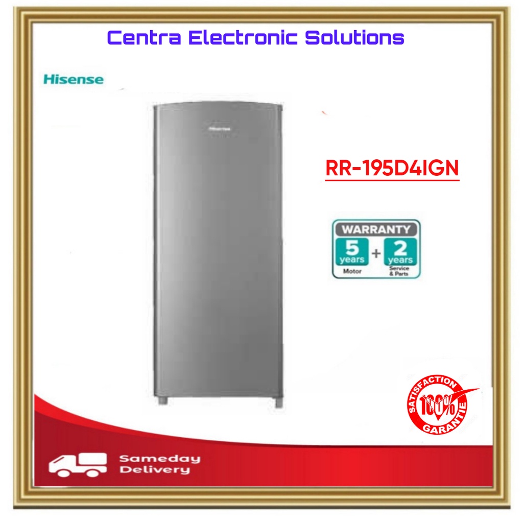 Kulkas Hisense 1 Pintu RR195D4IGN RR195-Garansi Resmi