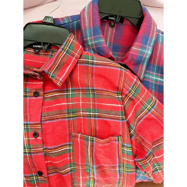 Express flanel plaid shirt