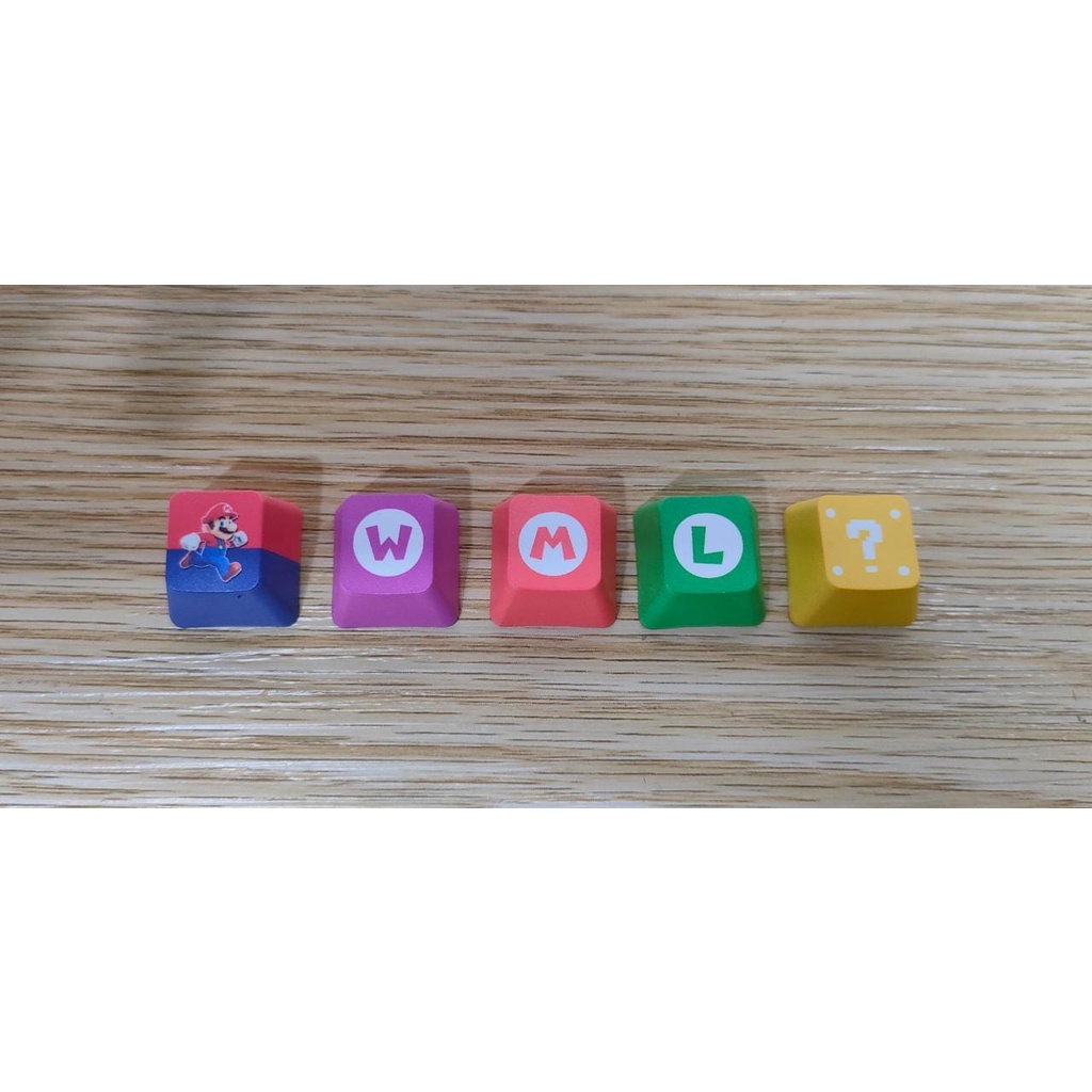 MARIO KEYCAPS SET PBT OEM PROFILE ( 5 pcs )