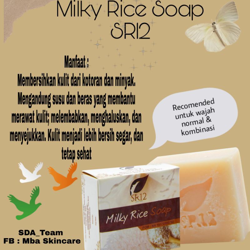 

MILKY RICE SOAP/SABUN SUSU BERAS/HERBAL/TERLARIS/ATASI KULIT NORMAL DAN KOMBINASI/TERLARISS!!