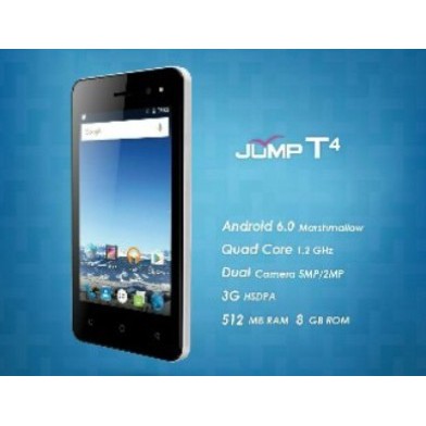 Evercoss A74J Jump T4 - Quad Core 1.2 GHz, 4' LCD, 5mp/2mp Camera, 3G