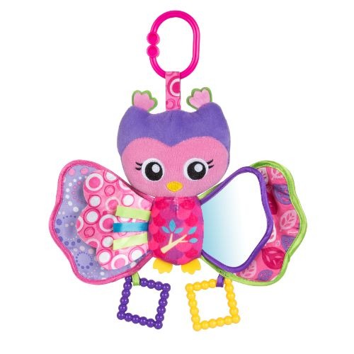 Playgro Baby Hooty Owl Stroller Friend Mainan Gantung Stroller Bayi