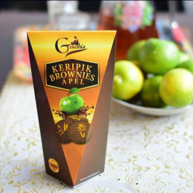 KUE KERING BROWNIES KERING COKELAT APEL