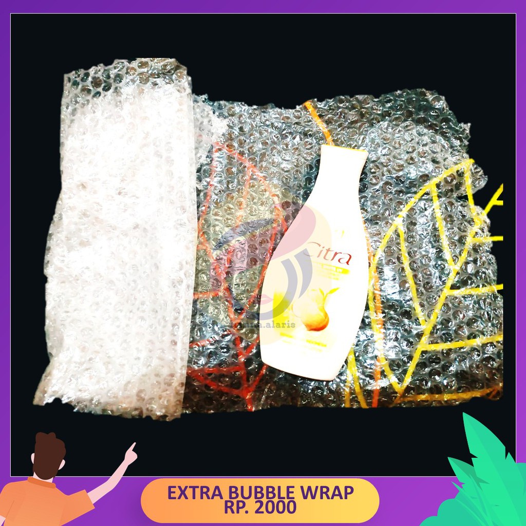 

Extra Bubble Wrap Tambahan Bubblewrap Packing