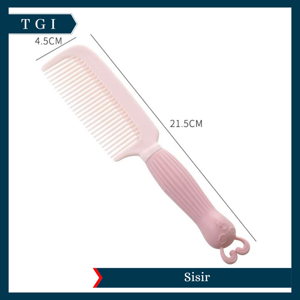 TGI - SISIR RAMBUT KOTAK ANTI KUSUT / SISIR ANTI KUSUT / SISIR LUCU / SISIR RAMBUT TRAVEL/ SISIR SERBAGUNA / SISIR RAMBUT PLASTIK