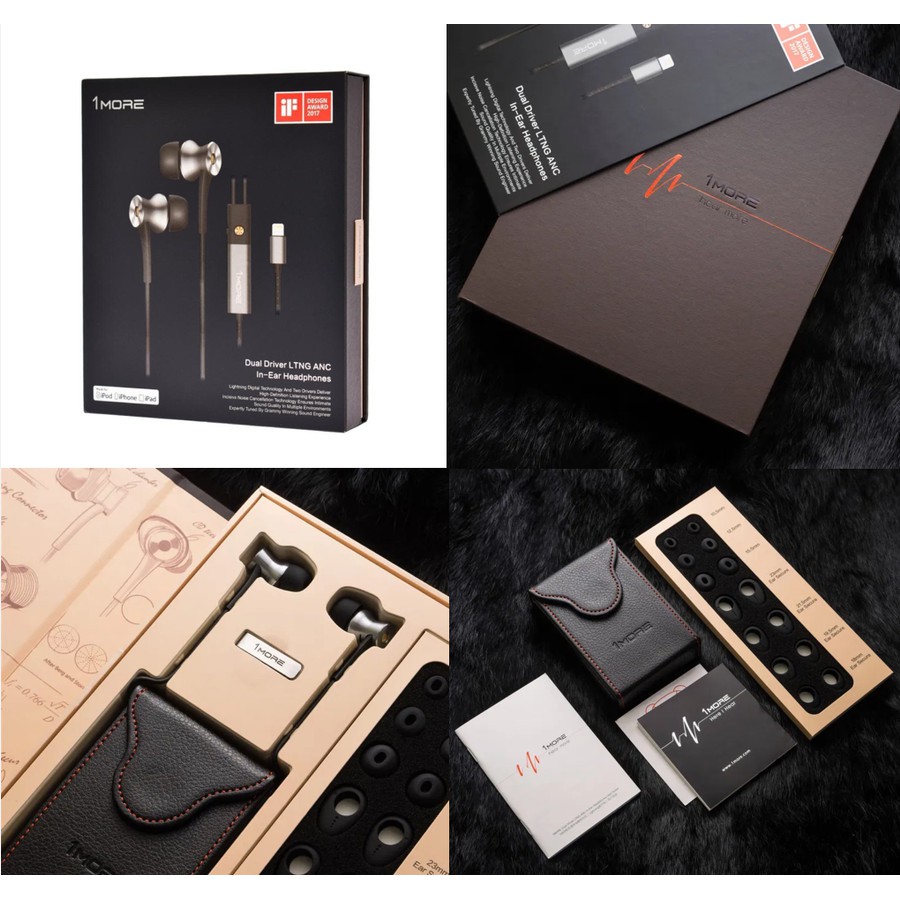 1More Dual Driver Lightning ANC High Class Earphone Superior Audio