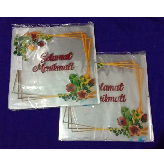 SEDANG PROMO!!! Plastik Selamat Makan, Ukuran 20 x 20 cm