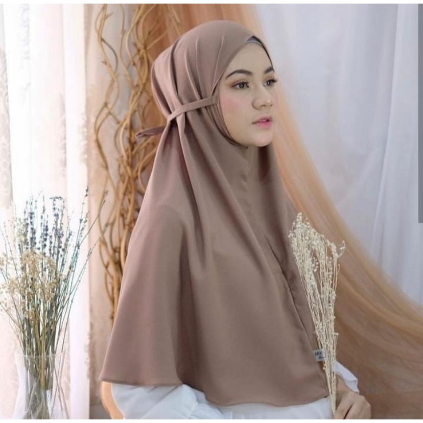 hijab instan bergo maryam.kerudung bergo maryam instan diamond size L to  xl