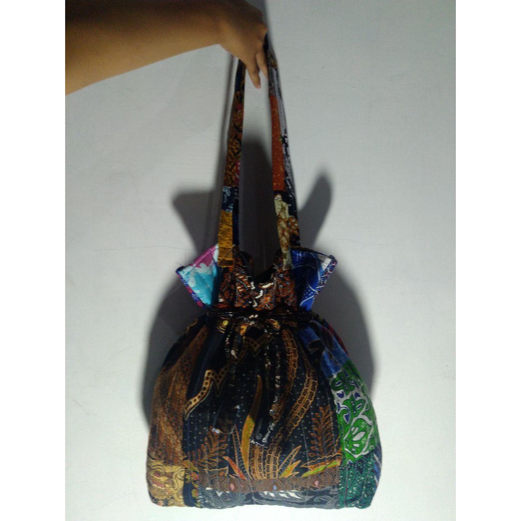 TAS SERUT KOTAK-BATIK MURAH-BATIK WANITA-KAIN PERCA-DARI KAIN PERCA-KAIN PERCA MURAH