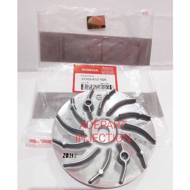 FACE DRIVE KIPAS RUMAH ROLLER PCX 160 2021 ORIGINAL AHM 22102-K1Z-N20