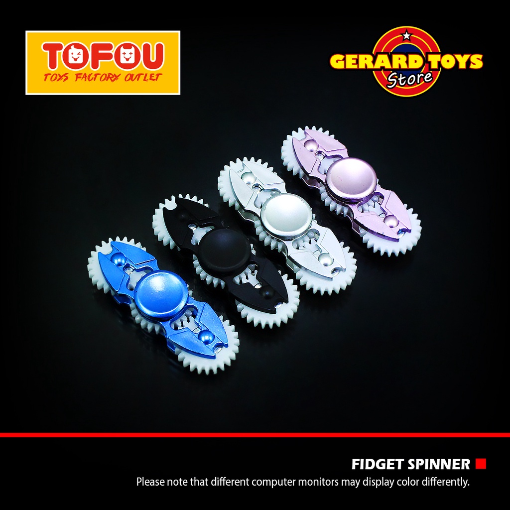 Mainan Fidget Spinner Plastik Dual Gear Kepiting MURAH BANGET