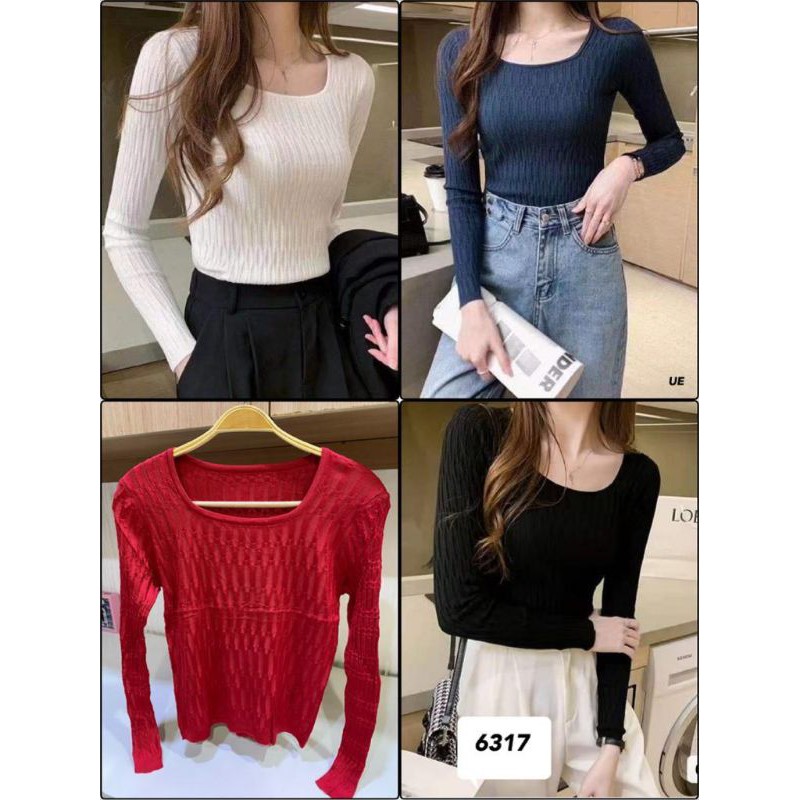 Atasan rajut import 6317