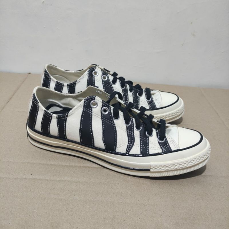 CONVERSE CHUCK 70S ALL STAR LOW ARCHIVAL ZEBRA ORIGINAL RESMI MAP