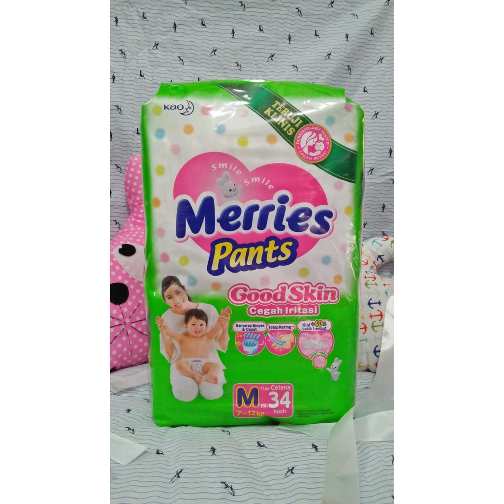 Merries Pants M 34 - HTA SUSU / PAMPERS / DIAPERS