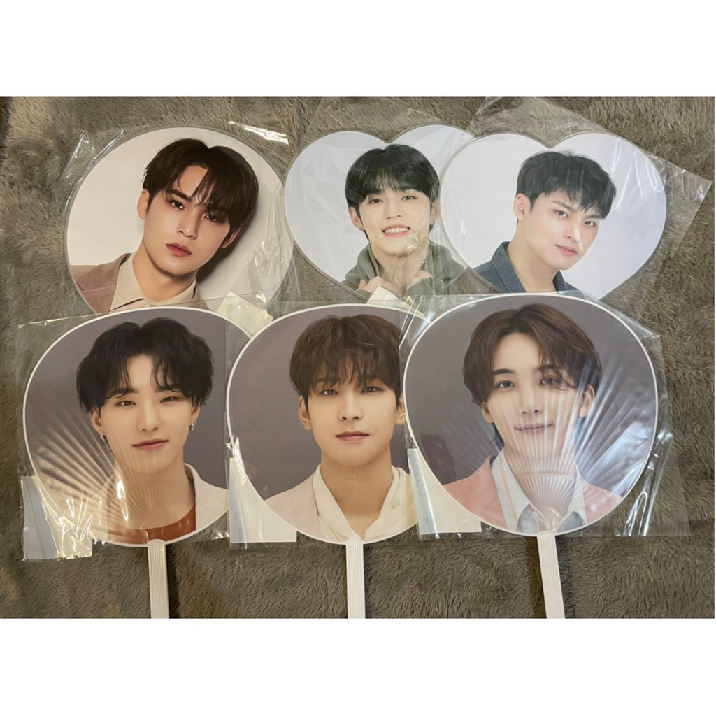 SEVENTEEN IMAGE PICKET & UCHIWA - HOSHI WONWOO MINGYU JEONGHAN SCOUP
