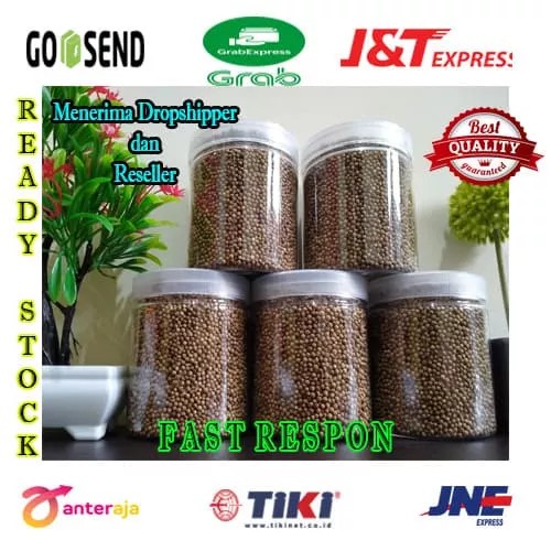

Biji Ketumbar Hitam Premium I Black Coriander Seeds I Toples 400gr