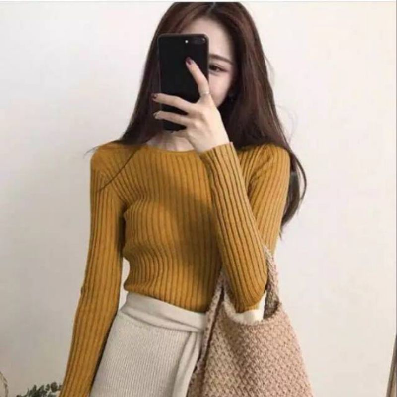 Sweater Blouse Agatha 0-neck