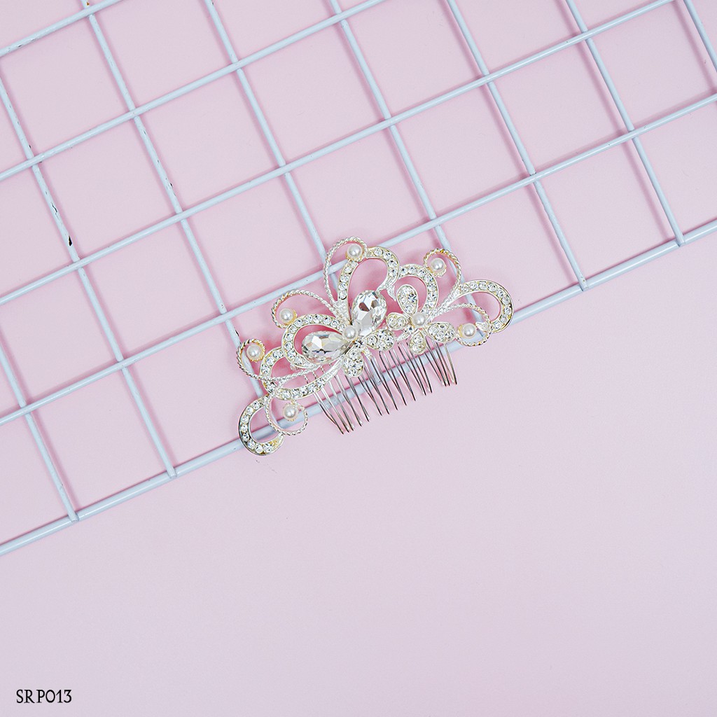 [PALING LARIS] AKSESORIS WEDDING PERNIKAHAN SIRKAM RAMBUT PESTA WANITA SRP013